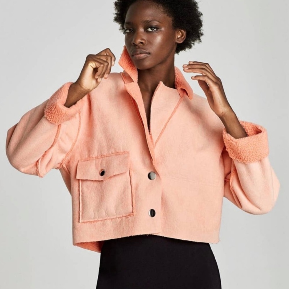 Zara Sherpa lined Bomber!!!